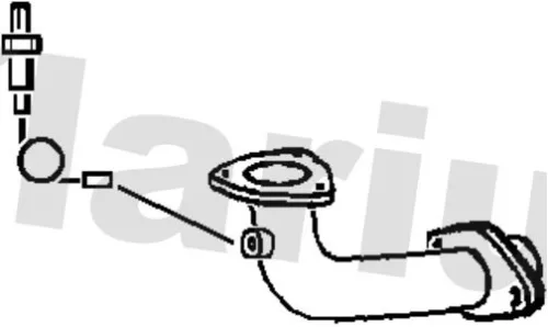 Klarius Centre Exhaust Pipe For Mazda 323 F