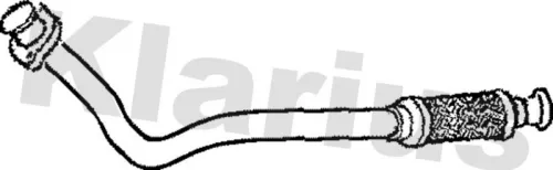 Klarius Front Exhaust Pipe For Mercedes-benz Peugeot Partner T1 T1/tn