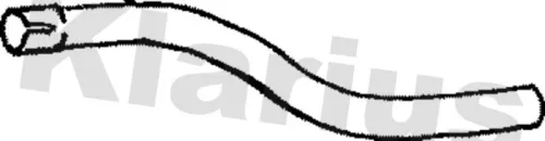 Klarius Centre Exhaust Pipe For Mercedes-benz T1 T1/tn
