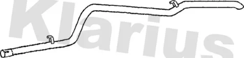 Klarius Rear Exhaust Pipe For Mercedes-benz Sprinter 2-t Sprinter 3-t