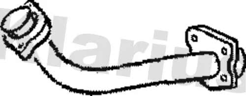 Klarius Front Exhaust Pipe For Mercedes-benz Sprinter 2-t Sprinter 3-t Sprinter 