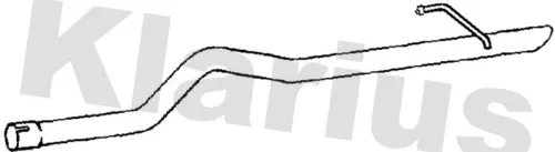 Klarius Rear Exhaust Pipe For Mercedes-benz Vw Crafter 30-35 Crafter 30-50 Sprin