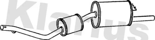 Rear Muffler Exhaust Silencer Back Box