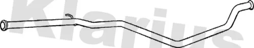 Klarius Centre Exhaust Pipe For Peugeot 405