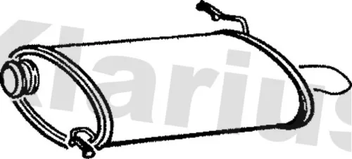 KLARIUS KLARIUS PG215G Rear Muffler Exhaust Silencer Back Box Fits Peugeot 605 