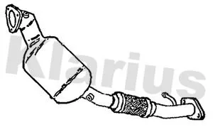 Rear Muffler Exhaust Silencer Back Box Fits Peugeot 605