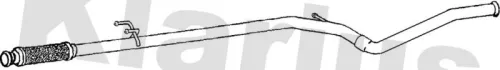 Klarius Centre Exhaust Pipe For Peugeot 206