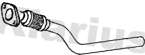 Klarius Front Exhaust Pipe For Renault Grand Scénic Megane Scénic