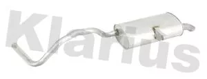 KLARIUS KLARIUS RN1011E Rear Muffler Exhaust Silencer Back Box Fits Renault Grand Scénic 