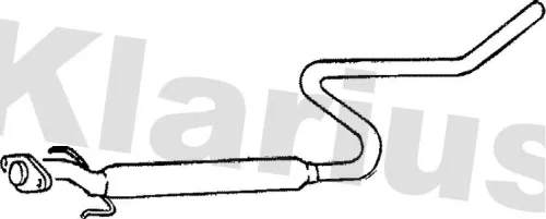 Klarius Exhaust Centre Muffler Middle Silencer