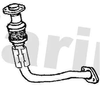 Klarius Front Exhaust Pipe For Toyota Carina E