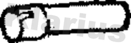 KLARIUS KLARIUS VO291C Klarius Rear Exhaust Pipe For Volvo 440 