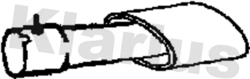 Klarius Rear Exhaust Pipe For Volvo V70