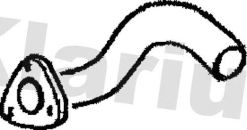 Klarius Rear Exhaust Pipe For Vw 411 412 412 Transporter