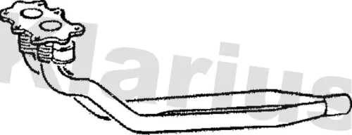 Rear Muffler Exhaust Silencer Back Box Fits Vw Golf