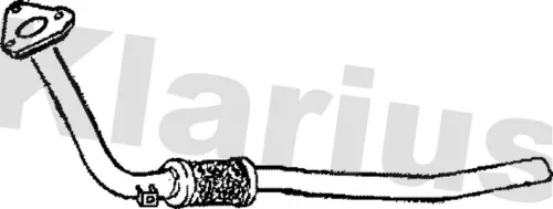 Klarius Centre Exhaust Pipe For Audi Vw A4 Passat