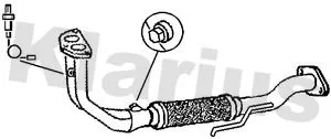 Klarius Front Exhaust Pipe For Fiat Punto