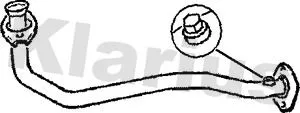 Klarius Front Exhaust Pipe For Renault Clio Rapid