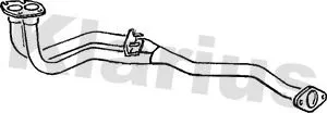 Klarius Front Exhaust Pipe For Opel Vauxhall Astra Calibra Cavalier Vectra