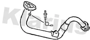 Klarius Front Exhaust Pipe For Peugeot 306
