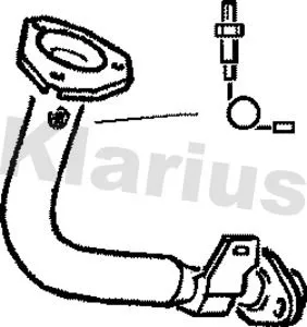 Klarius Front Exhaust Pipe For Peugeot 206