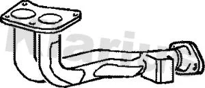 Klarius Front Exhaust Pipe For Citroën Peugeot 106 Saxo