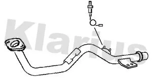 Klarius Front Exhaust Pipe For Toyota Corolla