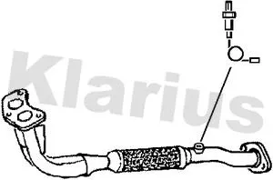 Klarius Front Exhaust Pipe For Hyundai Accent