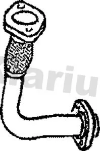 KLARIUS KLARIUS 301365 Klarius Front Exhaust Pipe For Renault Megane 