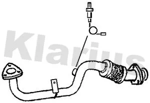 Klarius Front Exhaust Pipe For Vw Golf Vento