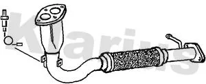 Klarius Front Exhaust Pipe For Fiat Multipla