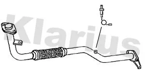 Klarius Front Exhaust Pipe For Mitsubishi Colt