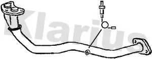 Klarius Front Exhaust Pipe For Nissan Terrano Ii