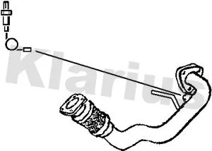 Klarius Front Exhaust Pipe For Vw Transporter