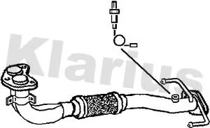 Klarius Front Exhaust Pipe For Mitsubishi Galant