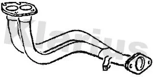 Klarius Front Exhaust Pipe For Opel Vauxhall Astra