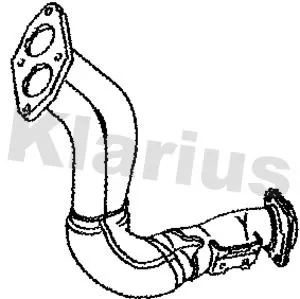 Klarius Front Exhaust Pipe For Audi 80 Coupe