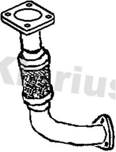 Klarius Front Exhaust Pipe For Lti Tx