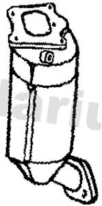 Klarius 321678 Catalytic Converter Fits Hyundai Accent