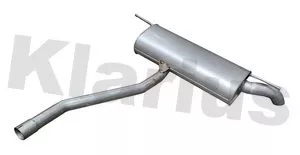 KLARIUS KLARIUS MZ589D Rear Muffler Exhaust Silencer Back Box Fits Mercedes-benz A-class 