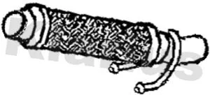 Klarius Front Exhaust Pipe For Audi Seat Skoda Vw A1 Ibiza Polo Rapid Toledo