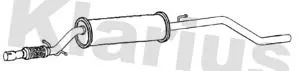 Exhaust Centre Muffler Middle Silencer Fits Fiat 500l