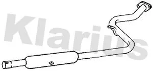 Exhaust Centre Muffler Middle Silencer Fits Toyota Yaris Yaris Cross