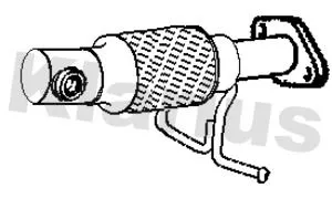 Klarius Front Exhaust Pipe For Ford C-max Focus Focus C-max