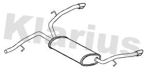 Rear Muffler Exhaust Silencer Back Box Fits Peugeot 2008