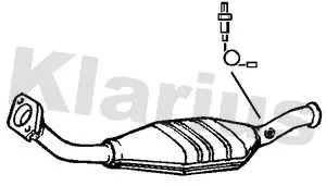Exhaust Catalytic Converter Fits Citroën Peugeot 306 Berlingo / Berlingo First Partner Xsara