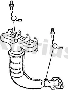 Exhaust Catalytic Converter Fits Ford Fiesta Ka