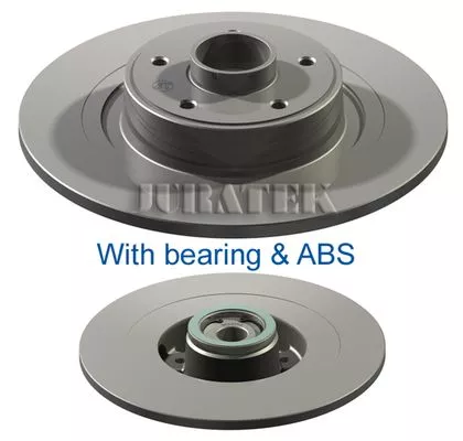 2x Rear Solid Brake Discs Fits Renault Espace Vel Satis 300mm
