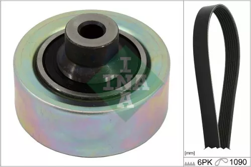 Ina V-ribbed Belt Set Fits Citroën Peugeot 206 207 207 Cc 307 307 Sw C2 C3 C4 C4