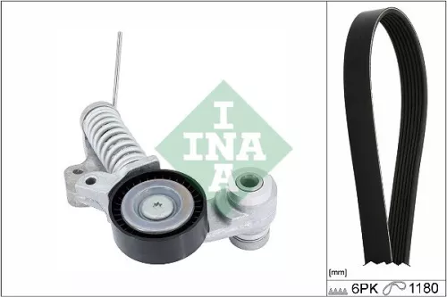 Ina V-ribbed Belt Set Fits Volvo Volvo Asia S60 S60l S80 S90 V40 V60 V70 V90 Xc4